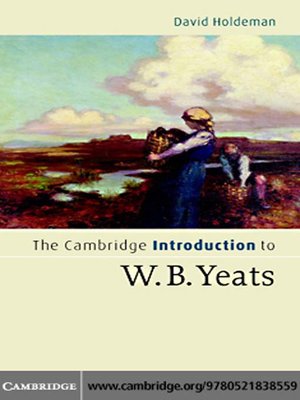cover image of The Cambridge Introduction to W.B. Yeats